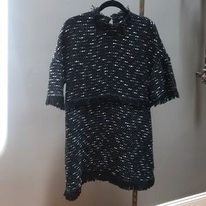 Black and white dress